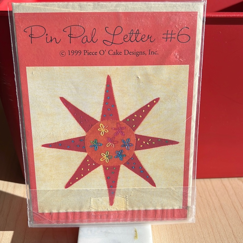 Rare Pin Pal Letters #6-10 by Piece O’ Cake uncut factory fold